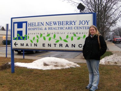 The Hospital where Salena Marie was born, and where she worked when she met her husband. This shot was taken on a visit to Newberry. 