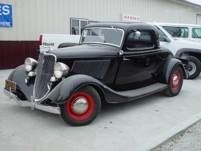 I saw this car at the sales lot in Cameron Missouri. If only.