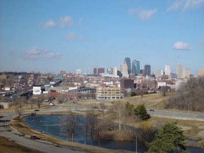 Looking north from Penn Valley Park