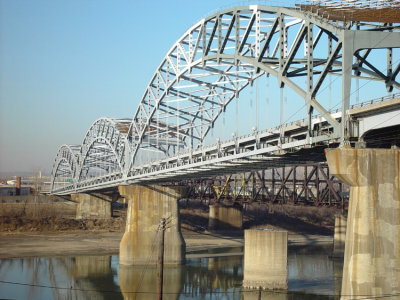Completed in 1954, this bridge finally connected downtown proper to the airport & the growing Northland.