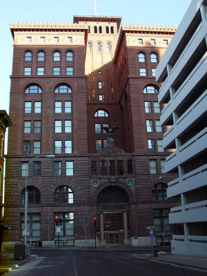 This is one of the oldest buildings downtown. It was occupied as early as 1890. It was an insurnace building then as well.