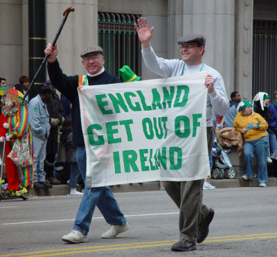 Saint Patrick's Day is about the only religious activity I observe anymore. Kansas City has the third largest St. Paddy's parade in the country, behind only New York & Chicago in size. We count on 250,000 people or more each year. Okay, so it's a little bit political, but loads of fun. Almost a third of the City can claim Irish decent.