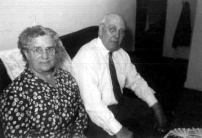 Here we see one more shot of Daisy Ethel Mann Clift with her husband, William Ewart Clift.
