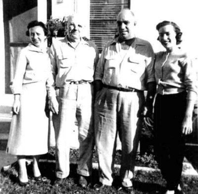 Shown are Neta Mae Clift, her father William Ewart Clift, his son George William Robert Clift & his daughter, Neta Mae Jean Clift.