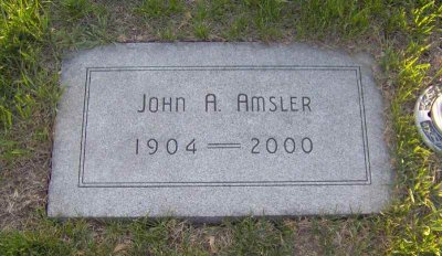 John Almond Amsler 1904-2000