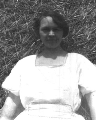 Dorothy Mae Bishop was fifth of six children born to Alvah Rado Bishop & his wife, Elizabeth Jane Cook. On 10 August 1915 in Rockwell, Calhoun County Iowa, she married LeRoy Charles Merrill. Together this couple had three children. The original photograph shown was given to me by my grandmother, Hazel Alice Merrill. I am in possession of it still. 
