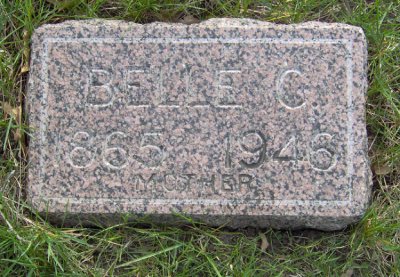 Belle Carruthers Merrill was the second child of four born to John Carruthers & his wife, Ann Wallace. She married John H. Merrill 22 January 1896 in Pleasant Dale, Lancaster County Nebraska. Together this couple would have two children. Belle rests in Wyuka Cemetery, Lincoln Nebraska.  