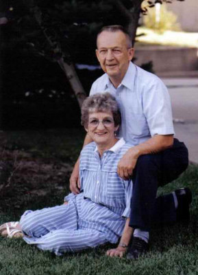 Shown above is a copy of Wanda Lucille [Robinson] Osterberg & her husband, Lee. Salena Marie Robinson is in posession of an original copy of this photograph