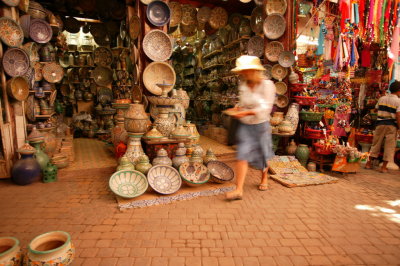 Marrakech - Souks - Shopping at Warp Speed