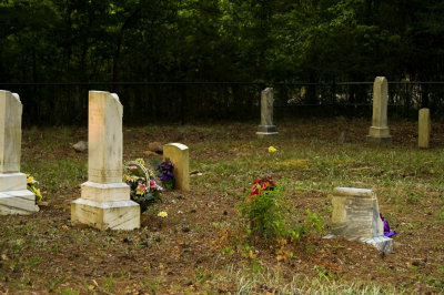 Cemetary, stone dates up to 1912