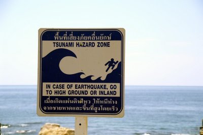 Tsunami hazard zone