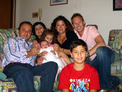Rocco, Lina, Ilaria, Angelica, Raffaele and me