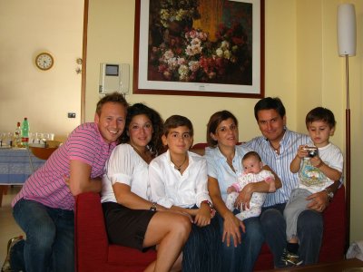 Me, Elena, Raffaele, Nunzia, Angelica, Stefano and Luca