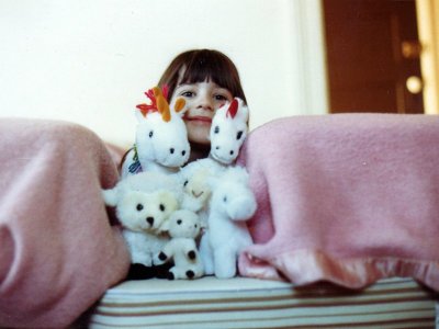 With my Favorite Stuffed Animals