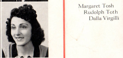 Dahlia Virgili Dalla Virgilli, 1941 Ligonier High School Yearbook