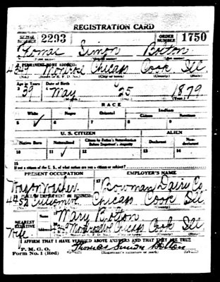 Bolton & Virgili Family Documents