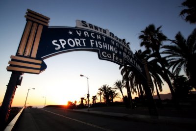 Santa Monia Pier, Sunset