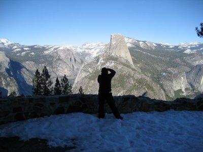 Della photographs Half Dome