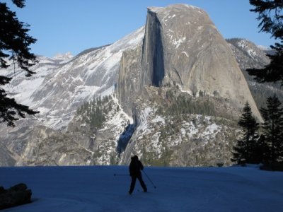 Half Dome dwarfs Tim