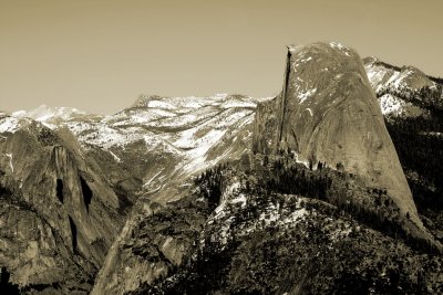 Half Dome from Washburn Point (Sepia)