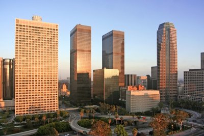 Downtown Los Angeles in Late Afternoon