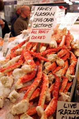 Crab legs, Pike Place Market