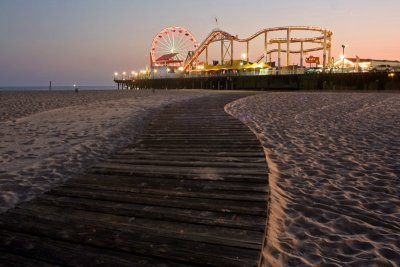 Santa Monica Beach Boardwalk