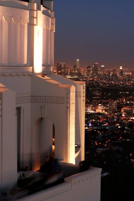 Griffith Observatory and Downtown Los Angeles