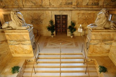 Lion Statues, Boston Public Library