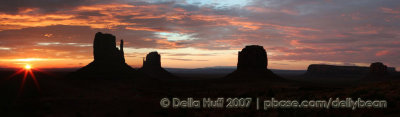 Monument Valley Sunrise Panorama II
