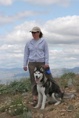 dog and owner