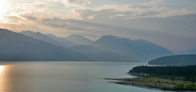 Sunrise on Abraham Lake