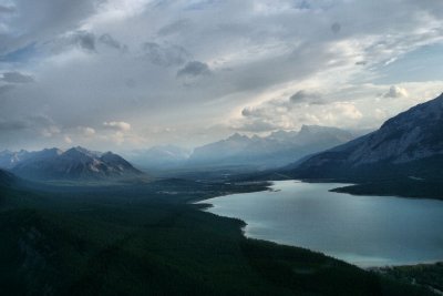 Abraham Lake near Cline River