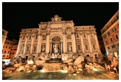 Trevi Fountain at Night