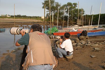 Fellow photographers in action