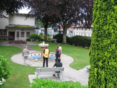 Taking a walking tour in Powell River