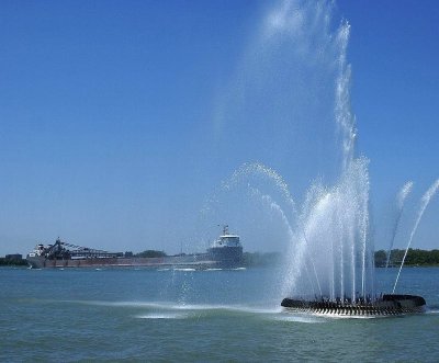 Floating Fountain by Canadian Club