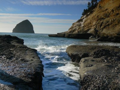 Haystack Rock, Pacific City,  Oregon 2006