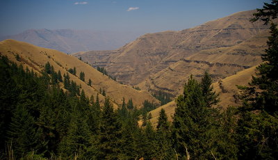 Eastern Oregon landscape in the Hells Canyon wilderness erea