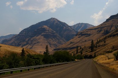 On the road from Joseph, OR to Imnaha, OR.