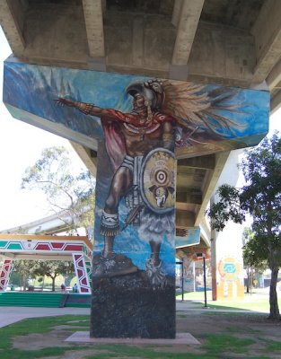 Mural No. 25 - Aztec Warrior (1978)
