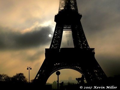 Foggy Sunrise in Paris