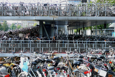 Even more bicycles in Amsterdam