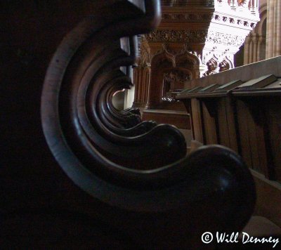 A view of a pew