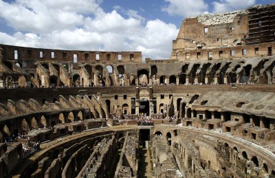 Inside the Colosseum - Roma