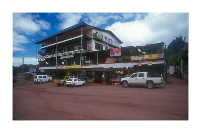 Mall on the island of Taveuni