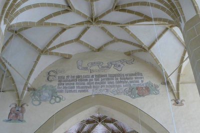 Biertan - wnętrze kościoła