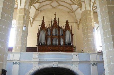 Biertan - wnętrze kościoła