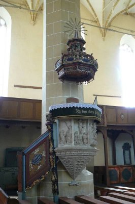 Biertan - wnętrze kościoła