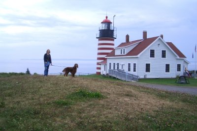 At Quoddy Head Lighthouse, Maine